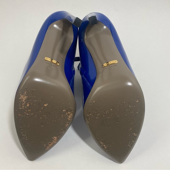 Gucci Electric Blue Patent Booties - Picture 3 of 11